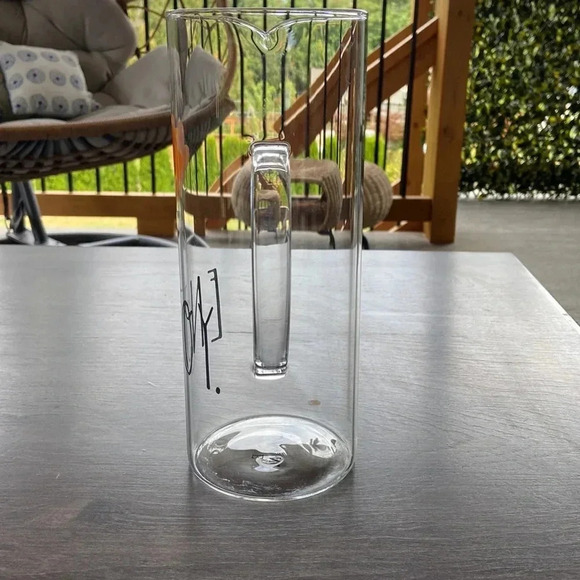 Rae Dunn | ‘ Enjoy ‘  Glass Pitcher - Picture 4 of 5